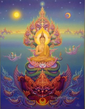 無限の可能性の国 CK仏教 Oil Paintings